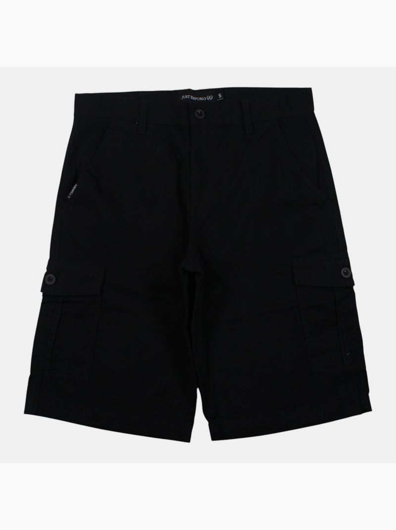 Just Emporio - Bermuda uomo dallo stile cargo casual Nero - Kiabi