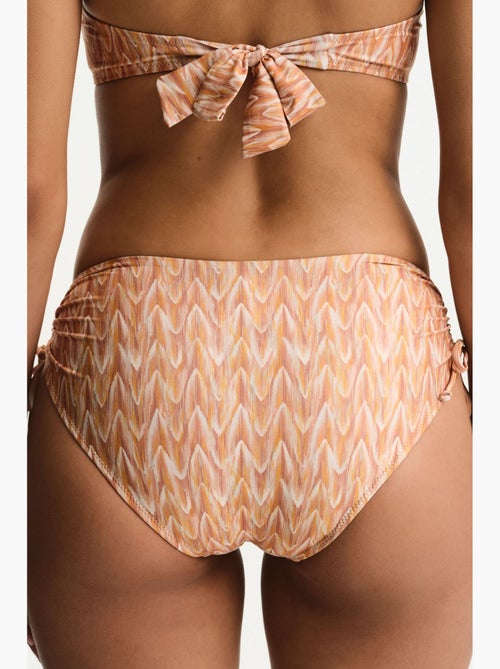 Kacie slip bikini a vita alta con stampa zigzag penti - Kiabi