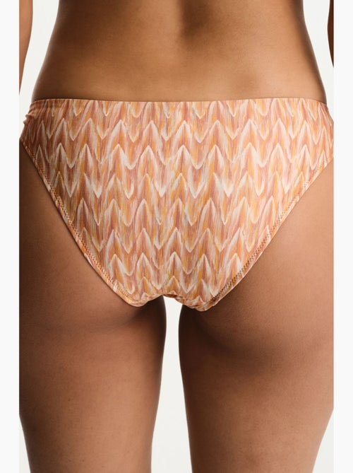 Kacie slip bikini con motivo zigzag laterale e vita media penti - Kiabi Kacie slip bikini con motivo zigzag laterale e vita media penti - Kiabi
