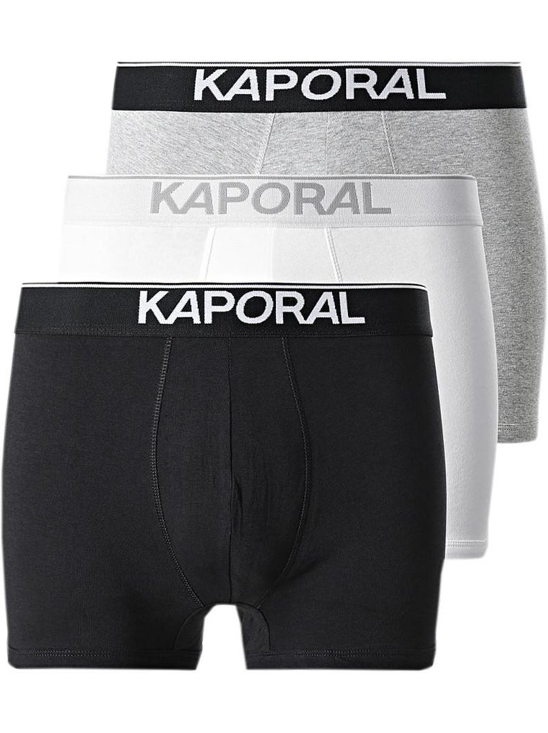 Kaporal - set 3 boxer uomo Grigio argentato - Kiabi