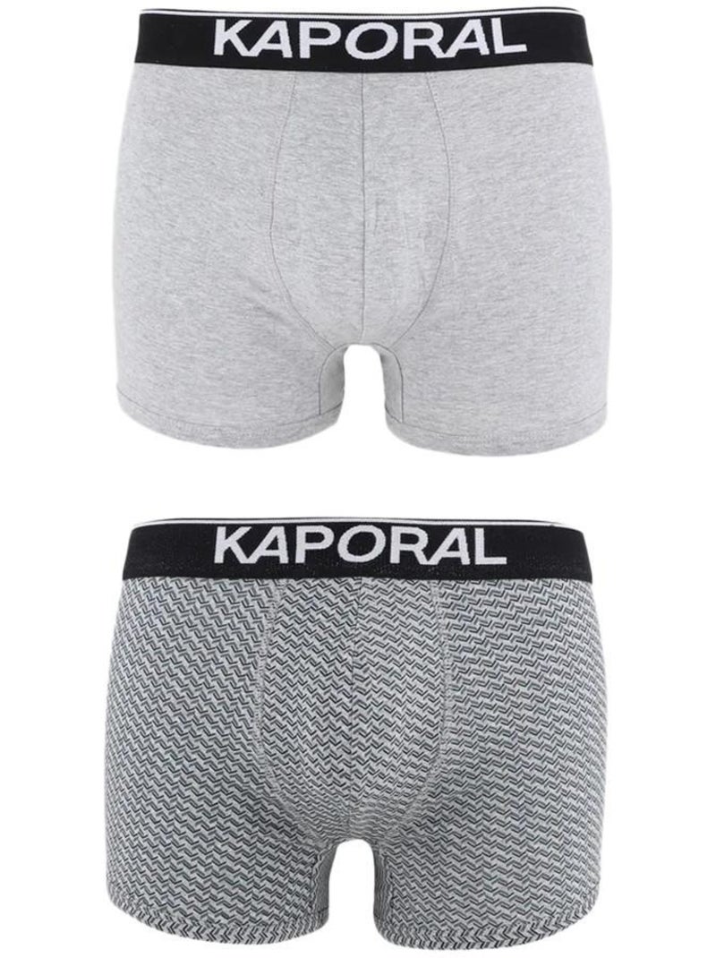Kaporal boxer uomo - confezione da 2 Grigio argentato - Kiabi