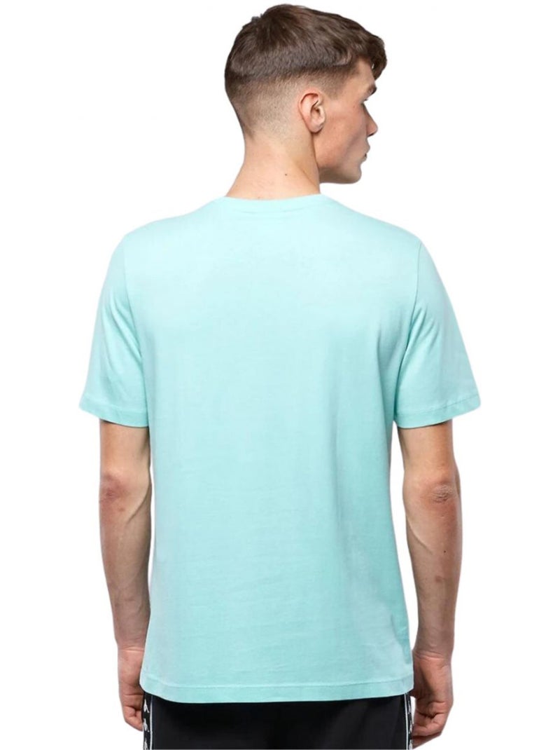 Kappa Maglietta Logo Ricamato Uomo Blu - Kiabi