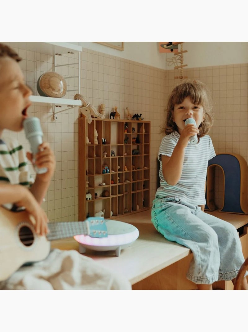 Karaoke portatile luminoso per bambini con 2 microfoni | kidywolf Verde - Kiabi