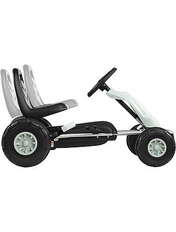 Kart a pedali bambino stile corsa 3-6 anni avanti e retromarcia freni sicuri