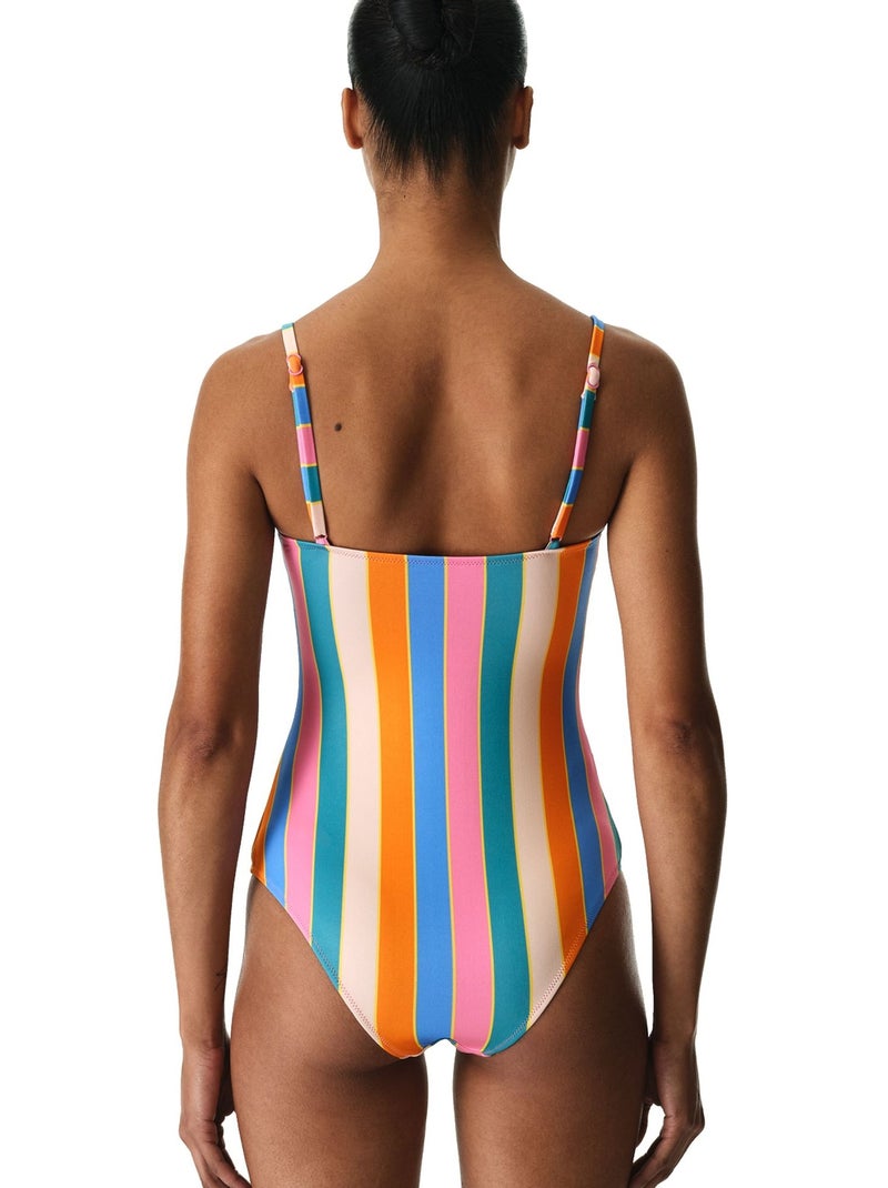Katelyn costume da bagno a righe penti Arancione - Kiabi