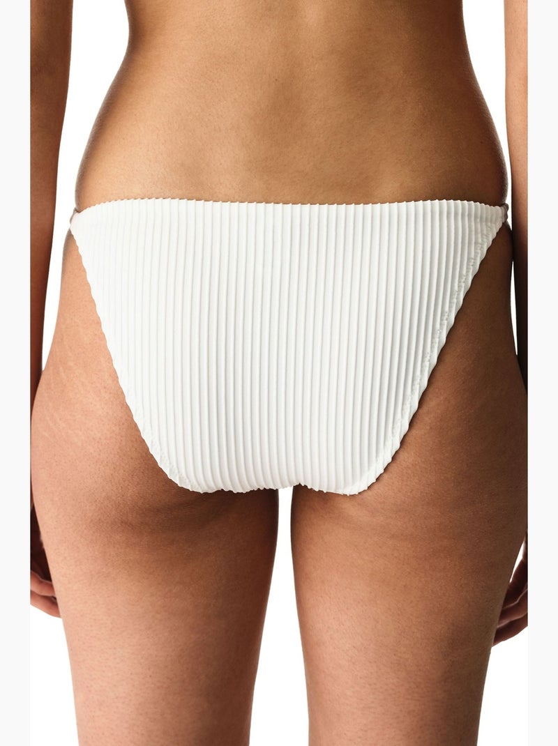 Kea side slip bikini vita media penti Bianco - Kiabi
