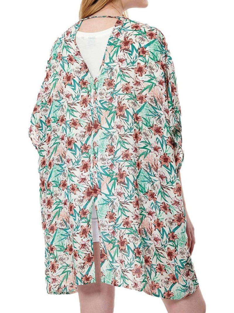 Kimono floreale donna kaporal Turchese - Kiabi