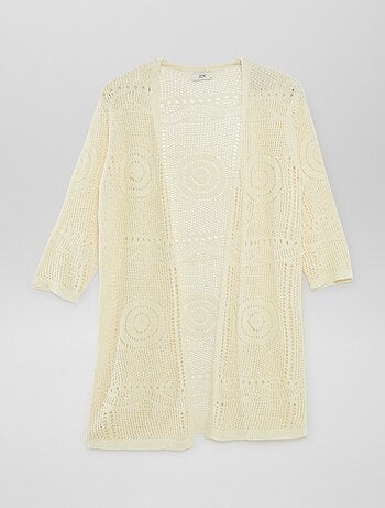 Kimono lungo lavorato a maglia 'JDY'