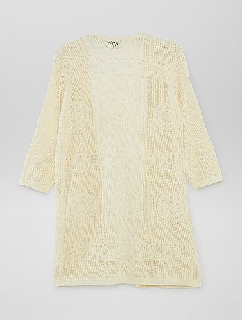 Kimono lungo lavorato a maglia 'JDY'