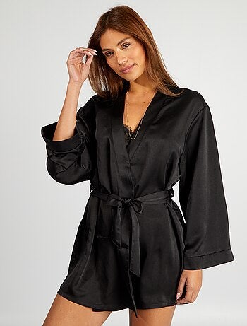 Kimono midi satinato