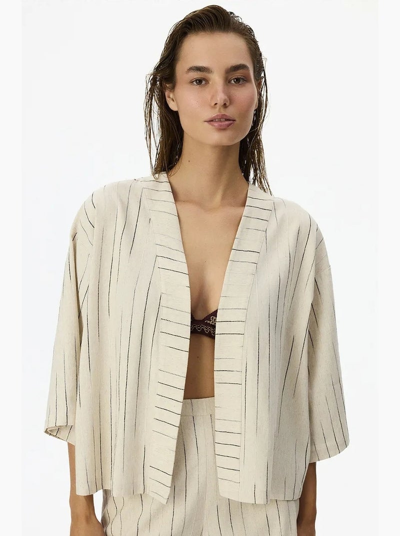 Kimono naya penti Bianco sporco - Kiabi