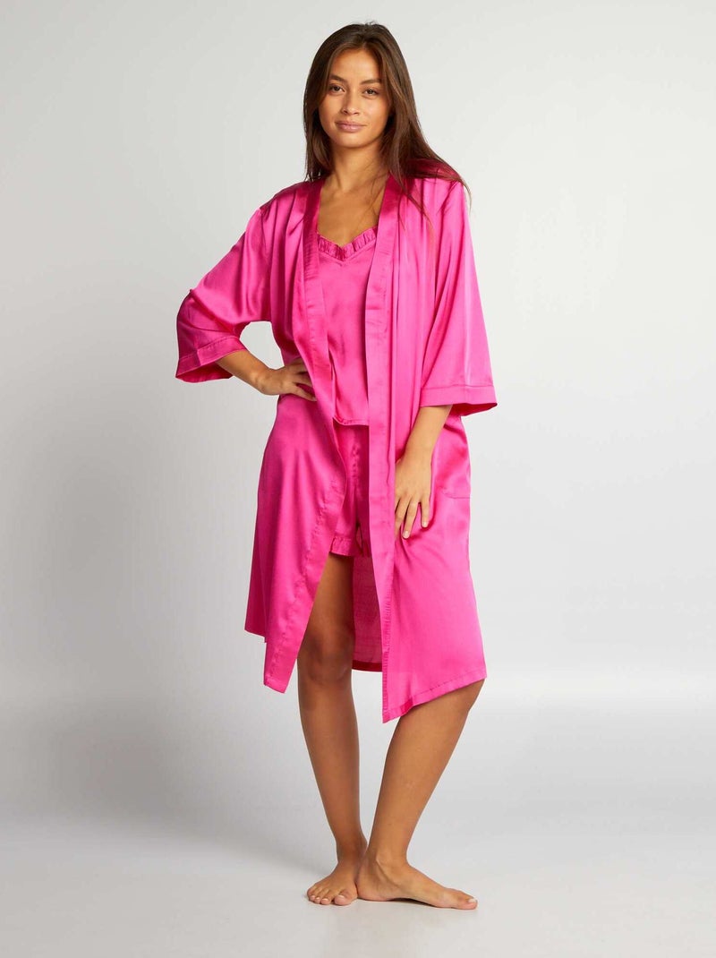 Kimono satinato ROSA - Kiabi
