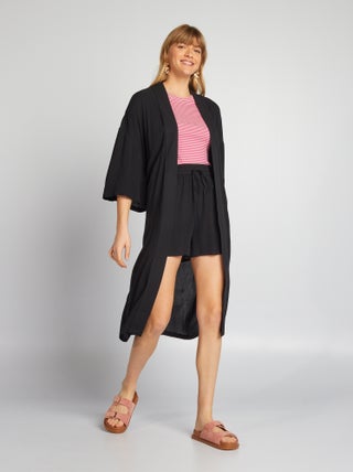 Kimono stampato con cintura
