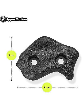Kit arrampicata sugli alberi hypermotion 18 pezzi con cinghie e prese per bambini