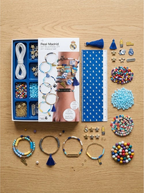 Kit braccialetti diy real madrid - oltre 1000 perline - Kiabi Kit braccialetti diy real madrid - oltre 1000 perline - Kiabi