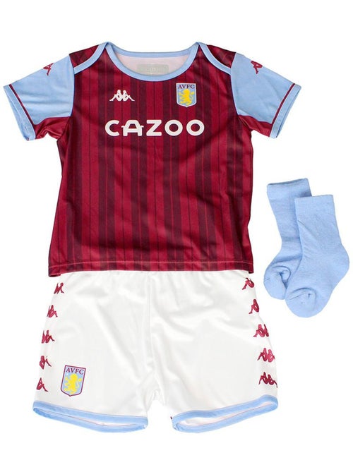 Kit Casa Aston Villa Neonati Kappa 2021/2022 - Kiabi