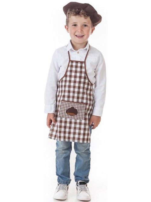 Kit costume da venditore di castagne di Efrén: grembiule e berretto - Kiabi