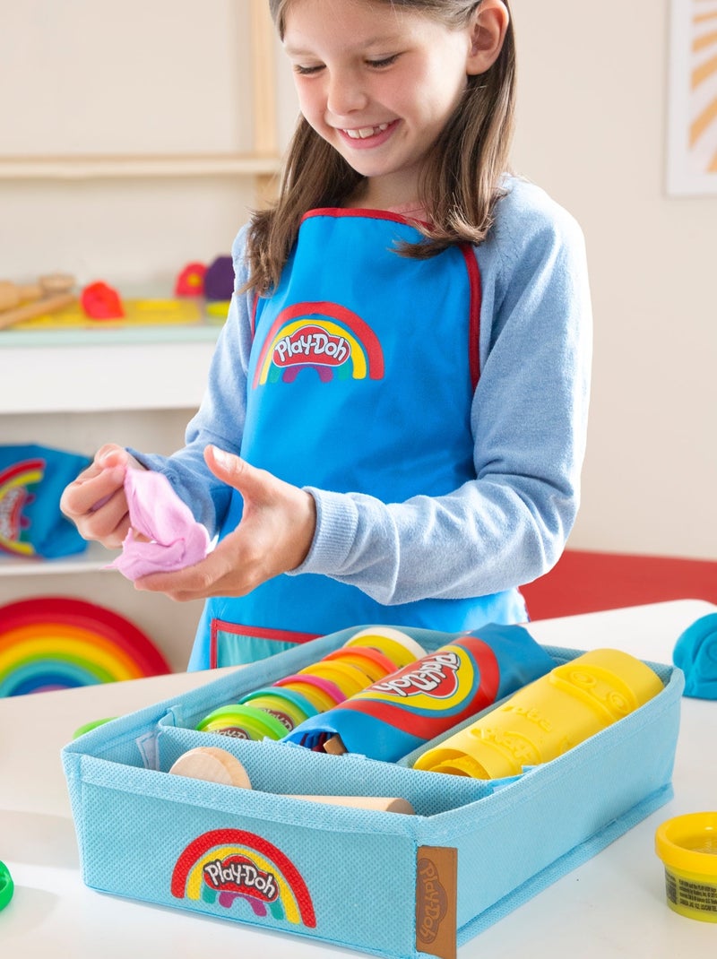 Kit creativo – 6 vasetti di pasta modellabile + grembiule + tappetino e accessori "Roba x Play‑Doh" N/D - Kiabi