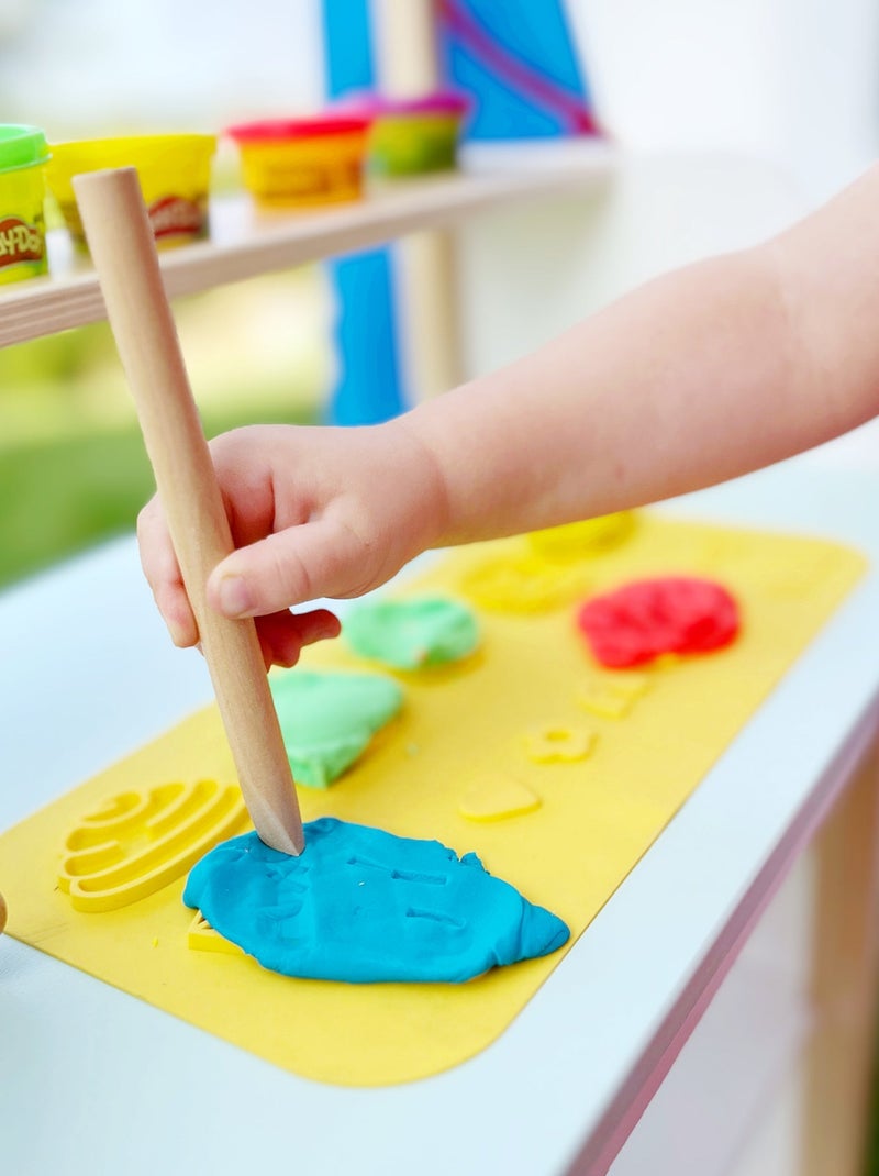 Kit creativo – 6 vasetti di pasta modellabile + tappetino 3D e accessori "Roba x Play‑Doh" N/D - Kiabi