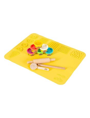 Kit creativo – 6 vasetti pasta modellabile + tappetino e accessori "Roba x Play‑Doh