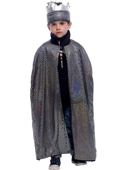 Kit da re medievale: mantello e corona reversibili - Kiabi