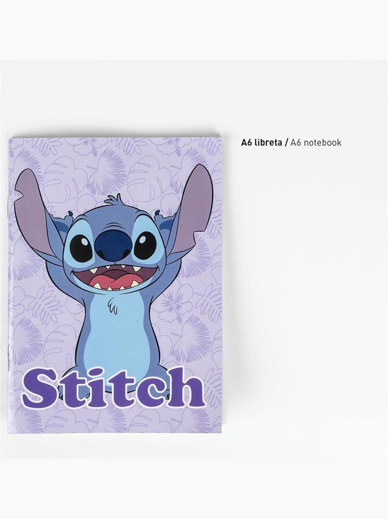 Kit di cancelleria - Stitch - Disney - 22x14 cm - Astuccio con zip Blu - Kiabi