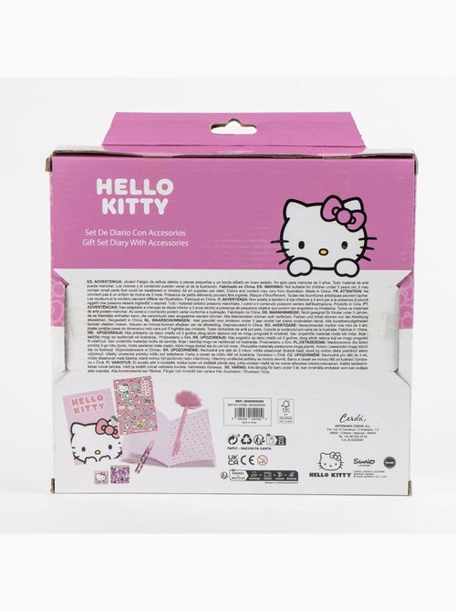 Kit di cancelleria con agenda - Hello Kitty - Penna fuzzy, adesivi e cancelleria - Kiabi
