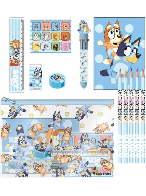 Kit di cancelleria scolastica - Bingo e Bluey - Kiabi