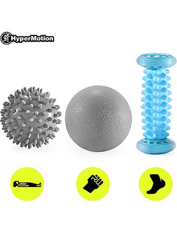 Kit massaggio 3 in 1 hypermotion per relax e recupero muscolare