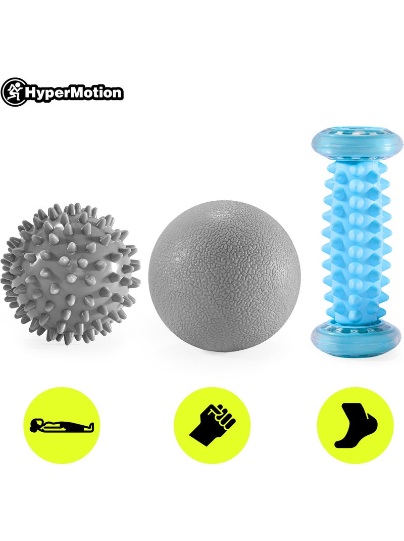 Kit massaggio 3 in 1 hypermotion per relax e recupero muscolare Grigio - Kiabi