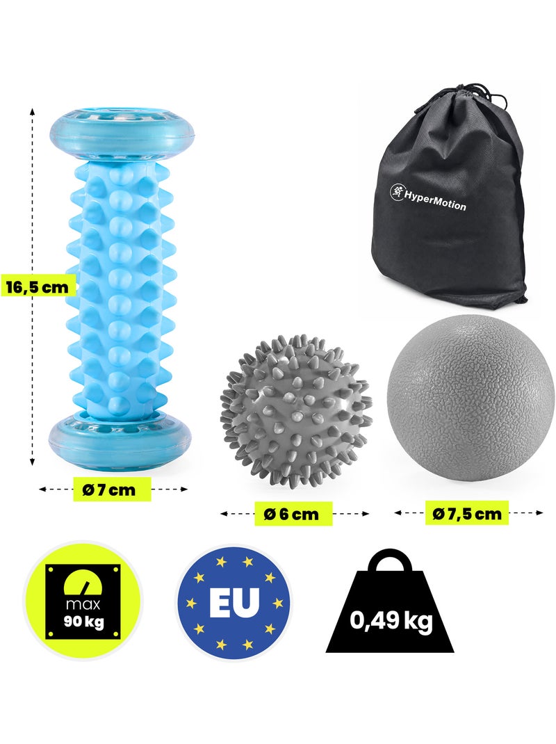 Kit massaggio 3 in 1 hypermotion per relax e recupero muscolare Grigio - Kiabi