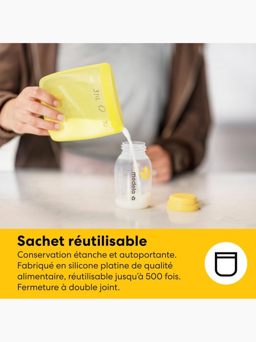 Kit medela per la conservazione del latte materno tutto in uno - 4 biberon da 150 ml, 4 sacchetti - Kiabi Kit medela per la conservazione del latte materno tutto in uno - 4 biberon da 150 ml, 4 sacchetti - Kiabi