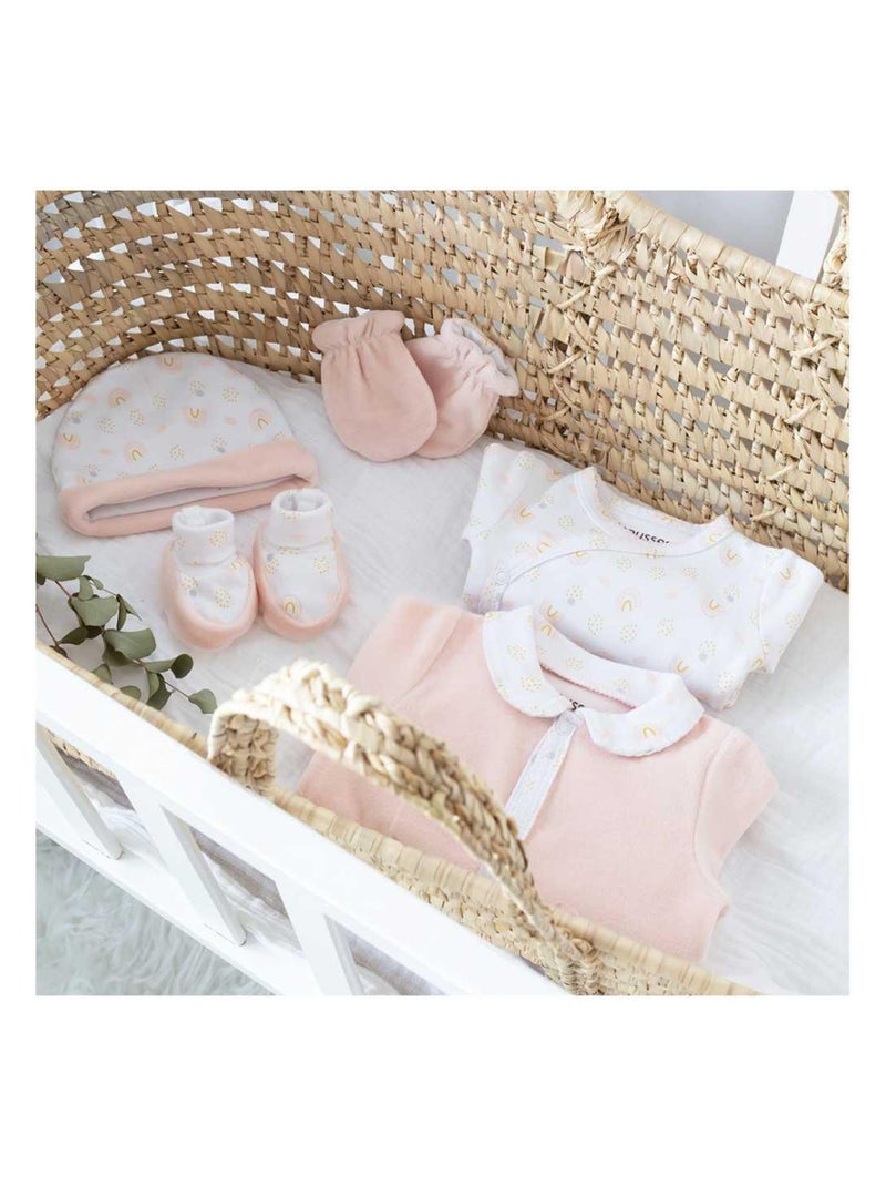 Kit nascita bambina OEKO-TEX® STANDARD 100 Rosa - Kiabi