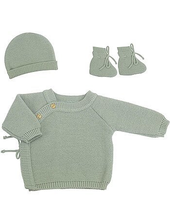 Kit nascita bebè in maglia