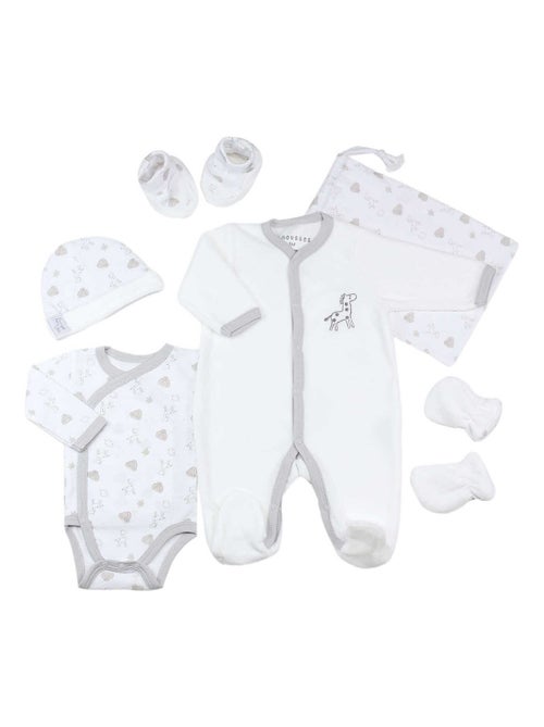 Kit nascita unisex 6 pezzi - Kiabi