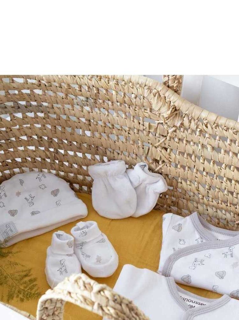 Kit nascita unisex 6 pezzi Bianco - Kiabi