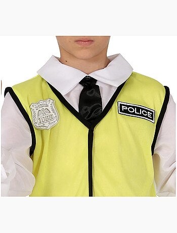 Kit o costume da poliziotto: gilet, cappello e camicia
