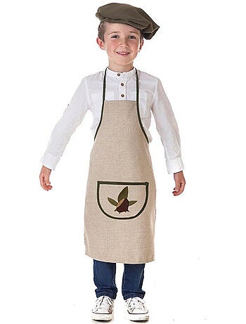 Kit o costume da venditore di castagne - Foglie di castagno