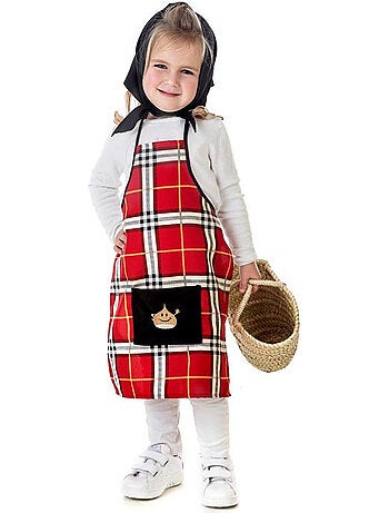 Kit o costume del venditore di castagne (a quadri)