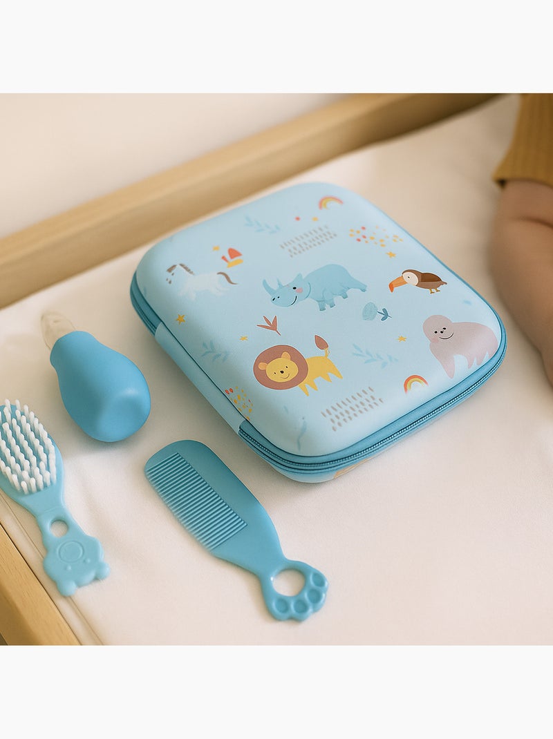 Kit per la cura del bambino da 9 pezzi con accessori igiene Blu - Kiabi