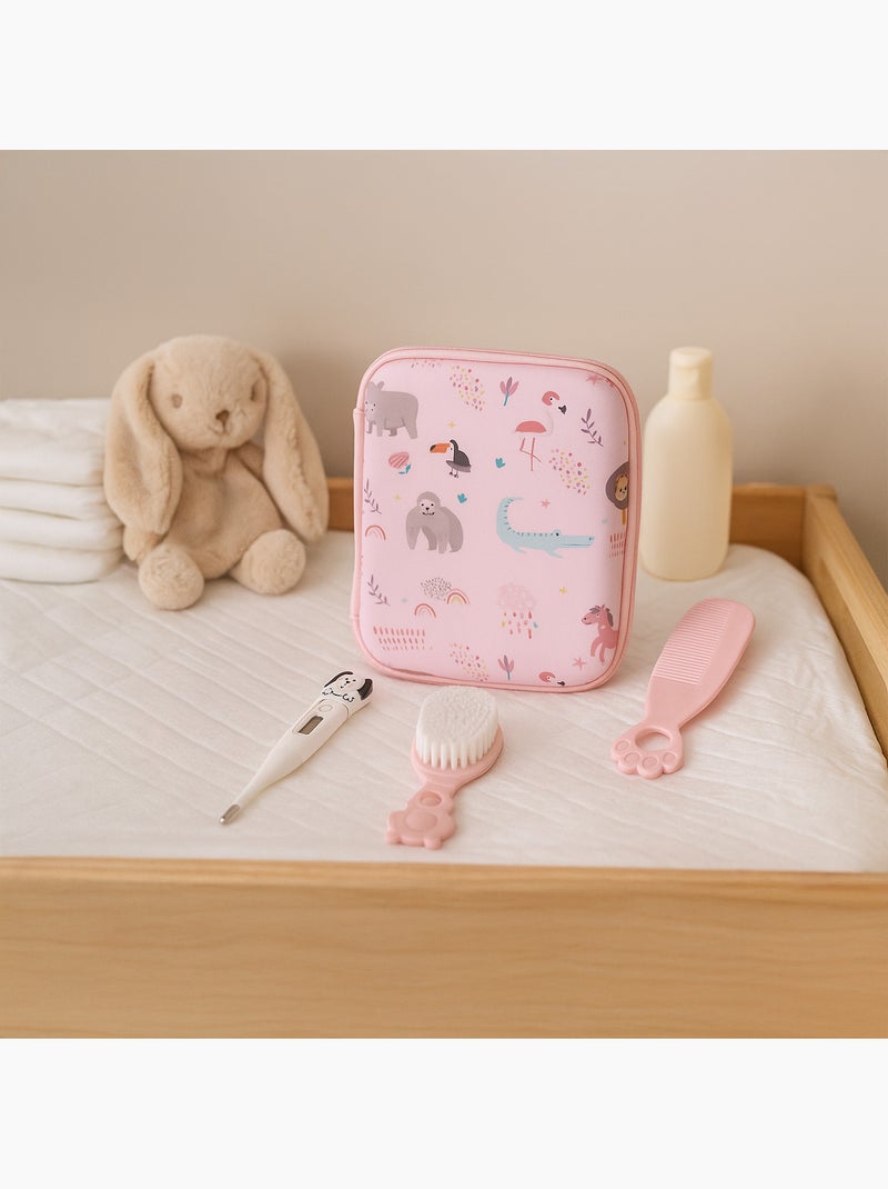 Kit per la cura del bambino da 9 pezzi con accessori igiene Rosa - Kiabi