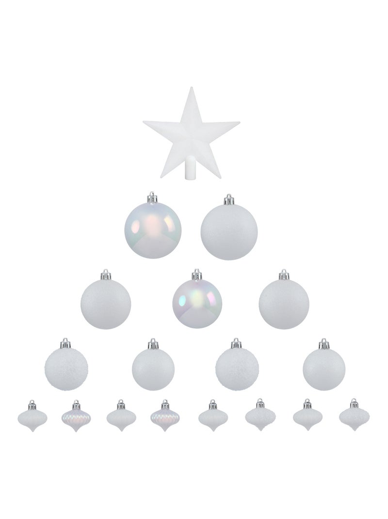 Kit per la decorazione dell'albero di Natale Bianco - Kiabi