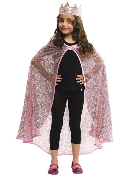 Kit Principessa Glitter: Mantello e Corona - Kiabi