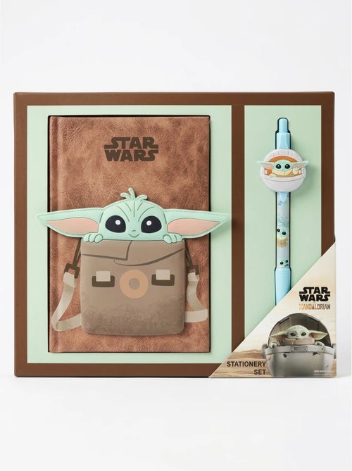 Kit quaderno e penna grogu baby yoda the mandalorian - Kiabi