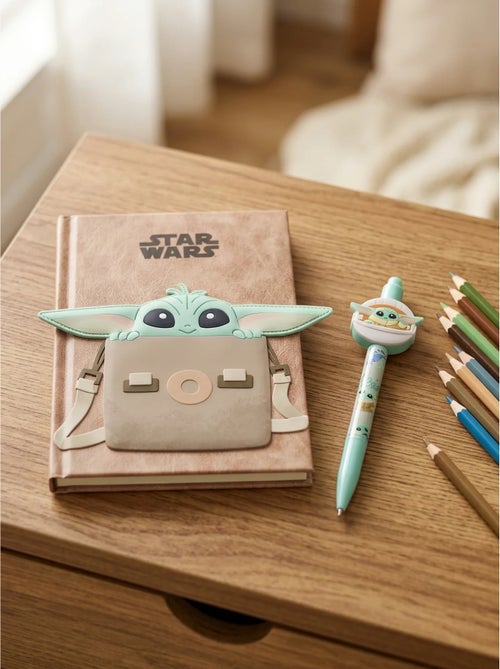 Kit quaderno e penna grogu baby yoda the mandalorian - Kiabi