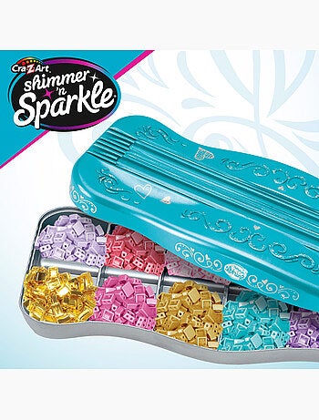 Kit shimmer 'n sparkle bracciali, orecchini e anelli con perline tila