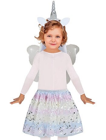 Kit unicorno: cerchietto, ali e tutù