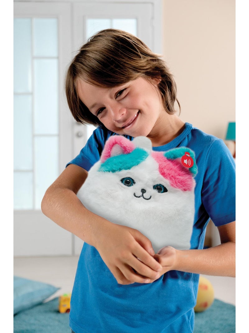 Kitp1 moka – hug-me cat, where cuddles come to life ! Bianco - Kiabi