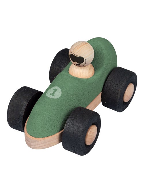 KORKO - Confezione da 2 macchinine da corsa in sughero per neonati - Rosso e verde - Dai 18 mesi - Kiabi