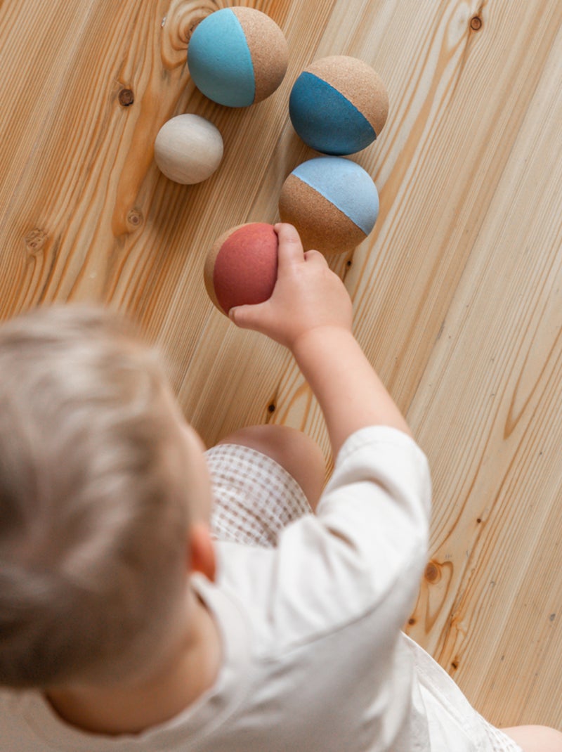 Korko - Gioco di bocce in sughero Blu - Kiabi